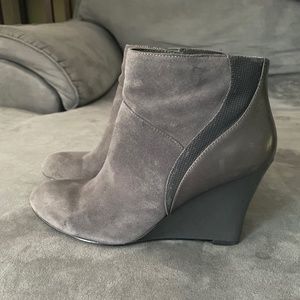 Nine West wedge booties